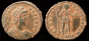 Arcadius Æ 2, Roman Glory, Nicomedia mint Arcadius Æ 2, Roman Glory, Nicomedia mint
